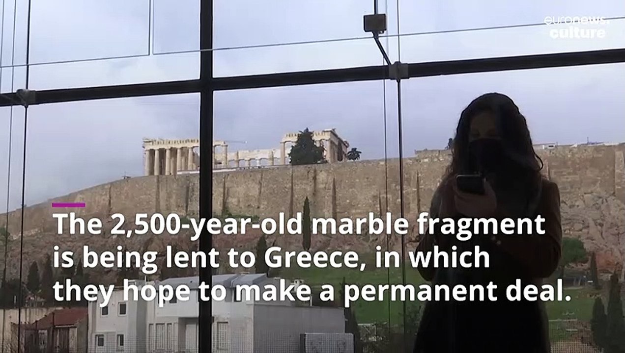 Foot of ancient Greek goddess makes its way to Athens museum from Palermo