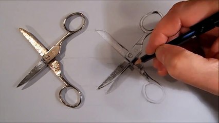 Realism Challenge 3 Drawing a Scissors- Time Lapse