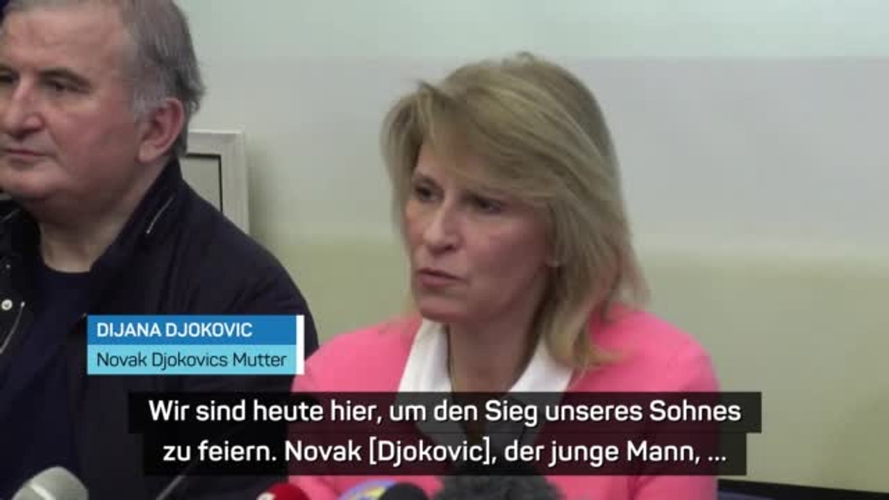 Djokovics Mutter: “Novak trägt keine Schuld”