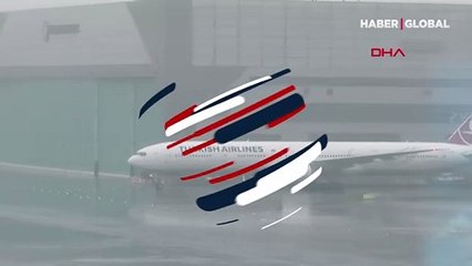 Kazakistan'dan havalanan tahliye uçağı İstanbul'a geldi