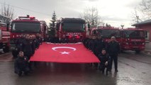İtfaiye personeli, Bursa'daki kazada ölen meslektaşlarını dualarla andı