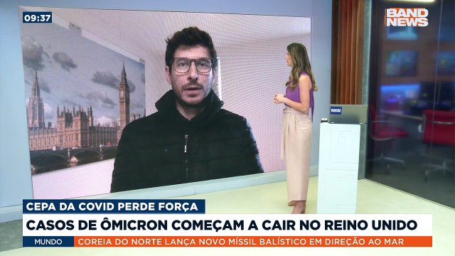 No Reino Unido o tsunami de novos casos de Covid causados pela variante Ômicron começa a diminuir, como conta o correspondente em Londres Felipe Kieling (@felipekieling).Saiba mais em youtube.com.br/bandjornalismo#BandNews #Covid #Ômicron #EUA