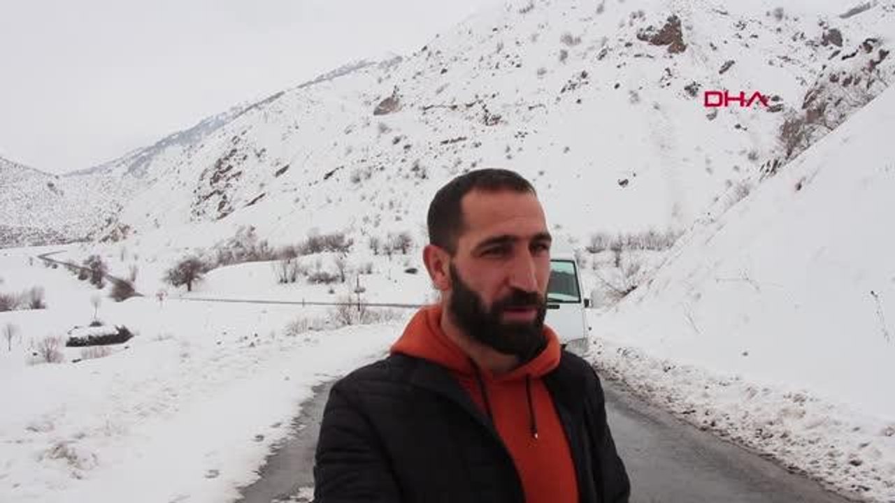 KARLIOVA-YEDİSU KARA YOLUNA ÇIĞ DÜŞTÜ