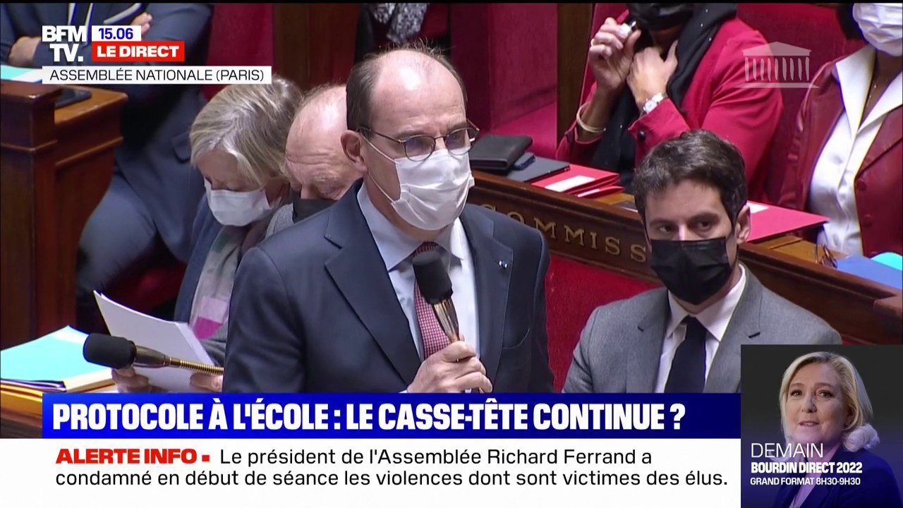 Jean Castex: "La priorité de la France, dans le secteur éducatif, c'est de laisser les écoles ouvertes le plus possible"