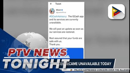 GCash app, services became unavailable today