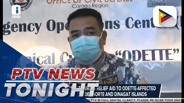 PCG leads efforts to bring relief aid to 'Odette'-affected areas in Surigao del Norte and Dinagat Islands | via Jennifer Gaitano