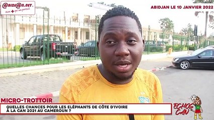 Video herunterladen: Micro-trottoir-Les Ivoiriens se prononcent sur les chances des Eléphants de Côte d'Ivoire à la CAN 2021 au Cameroun