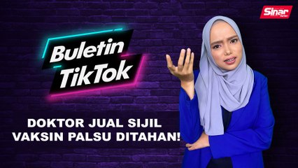 Doktor jual sijil vaksinasi palsu ditahan!