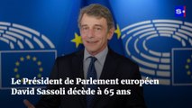 Le Président de Parlement européen David Sassoli décède à 65 ans