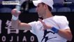 Tennis star Novak Djokovic was back on the tennis court in Melbourne;