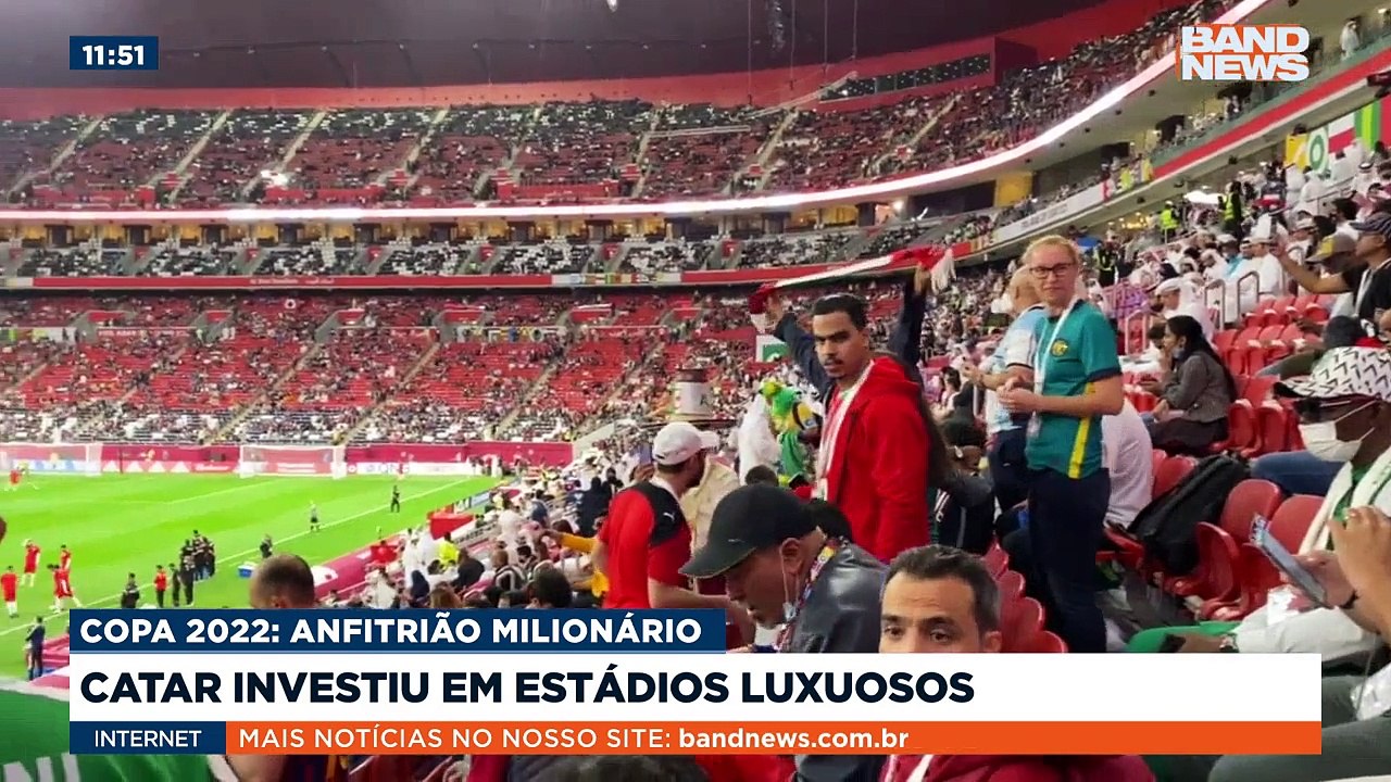A copa de 2022 promete, e não só pelas seleções que vão entrar em campo. O que o Catar fez para sediar o evento é um espetáculo à parte, como mostra a repórter Lívia Nepomuceno.Saiba mais em youtube.com.br/bandjornalismo#BandNews