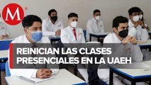 Estudiantes de Medicina y Odontología de la UAEH regresan a clases presenciales