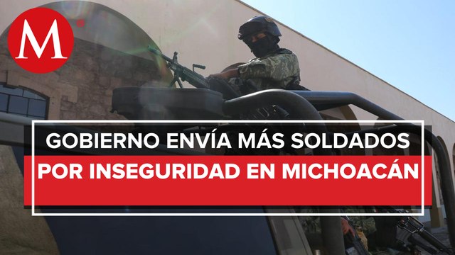 Llegan más elementos del ejército a Michoacán