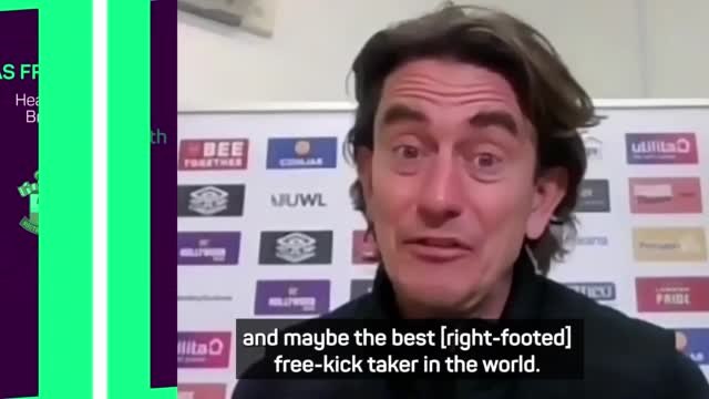 ‘Only Messi better than Ward-Prowse at free-kicks’ – Frank