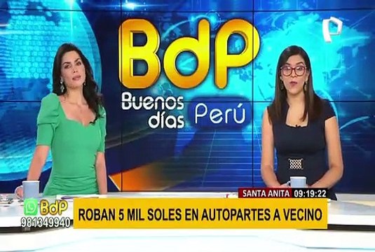 Santa Anita: en solo cinco minutos, delincuentes roban autopartes valorizadas en S/5 mil