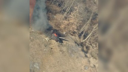공군 F-5E 전투기 경기 화성 야산에 추락...조종사 순직 / YTN