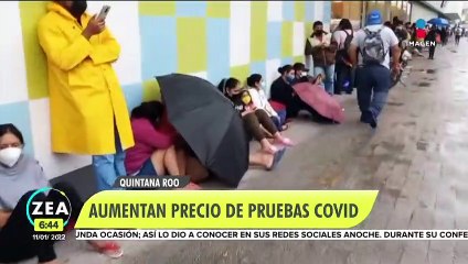 Aumentan 200% el costo de pruebas Covid-19 en Quintana Roo