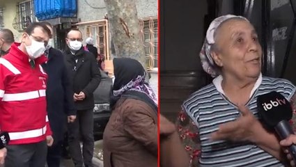 İmamoğlu'yla konuşurken yakasında mikrofon olduğu iddiasına Gülizar Anne'den yanıt: Yakama bir şey takmadılar, sevmek suç mu?