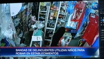 Quito: Niños son usados para robar en locales comerciales