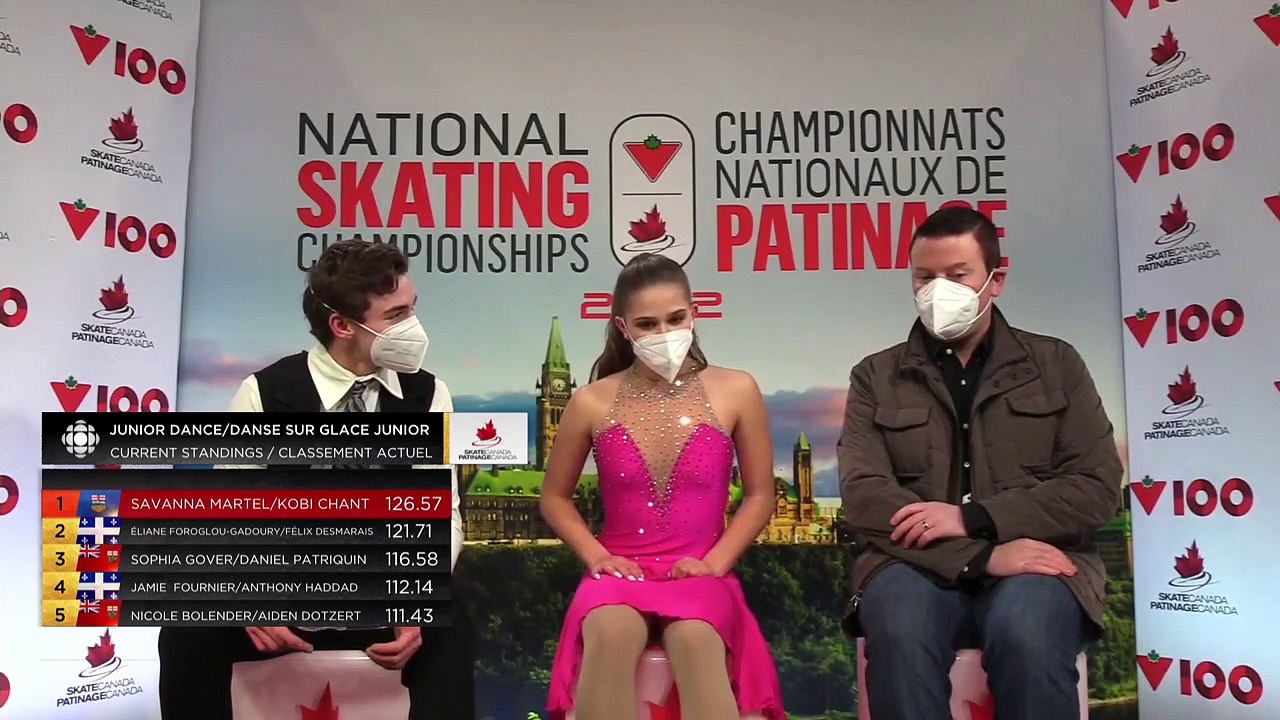 Danse sur glace junior - danse libre - Championnats nationaux de patinage Canadian Tire 2022 (11)