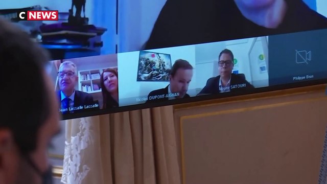 Jean Castex a réuni les candidats à la présidentielle par visioconférence