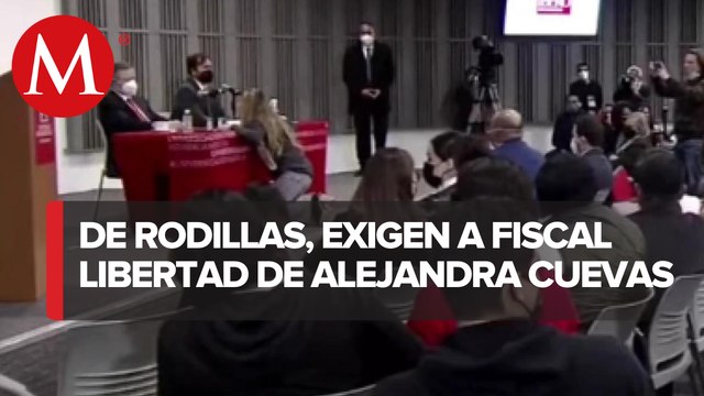 Hijos de Alejandra Cuevas Morán se manifiestan ante presidente de la Corte