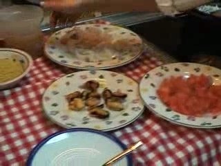 Plato 14: Merluza al horno con verduras y Fideuá