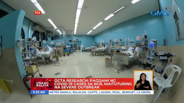 OCTA Research: Pagdami ng COVID-19 cases sa NCR, maituturing na severe outbreak | UB