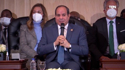 الرئيس السيسي: "لما يكون عندي 2 مليون إنسان كل سنة من حقي أشغلهم ومن حقهم يعيشوا"