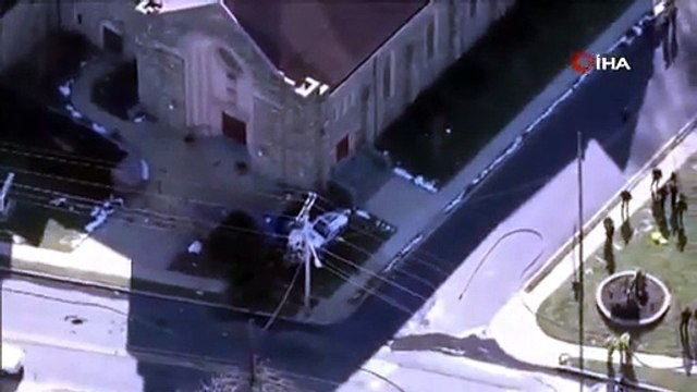 ABD'de ambulans helikopter yerleşim yerine düştü2842fefb47}-1