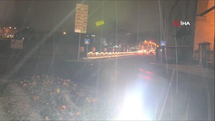 Edirne'de kar yağışı etkisini artırıyor