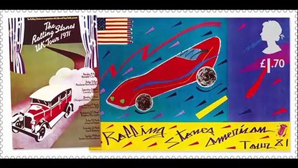 Los Rolling Stones en sellos, un regalo de Royal Mail en su 60 cumpleaños en los escenarios