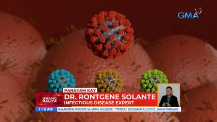 Panayam kay Dr. Rontgene Solante, Infectious Disease Expert | UB