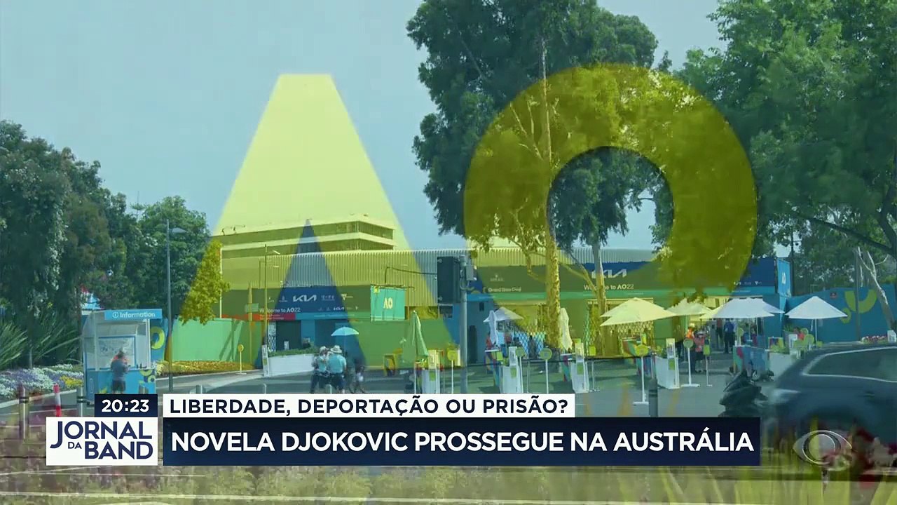 O governo australiano deve decidir amanhã se vai deportar Novak Djokovic para a Sérvia. O tenista número um do mundo também pode até ser preso.