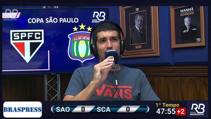 Gol de Guilherme Tavares! Arthur cobra falta para dentro da área, Guilherme Tavares sobe bonito e abre o placar.