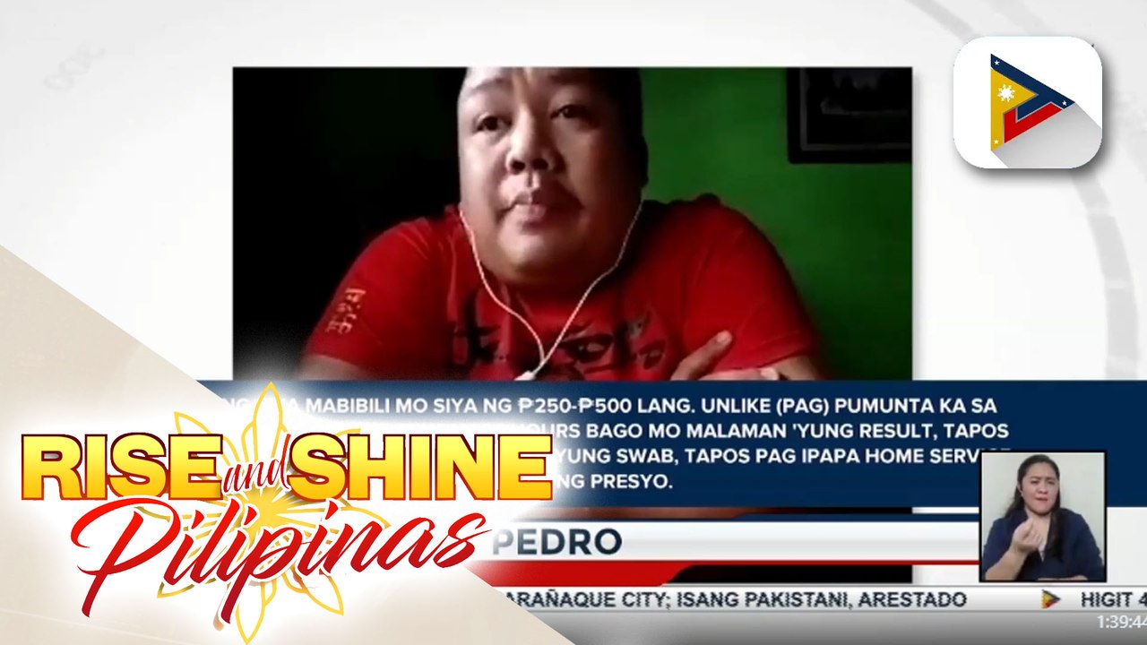 Self-administered COVID test kit, posibleng magdulot ng false negative ayon sa eksperto; Aplikasyon ng dalawang self-administered COVID test kits, pinag-aaralan na ng FDA