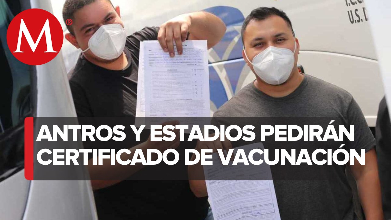 En estos lugares pedirán certificado de vacunación anticovid