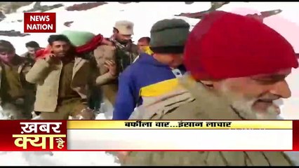 पहाड़ों पर बर्फीला बवंडर, देखें लोगों पर माइनस डिग्री टेंपरेचर का टॉर्चर