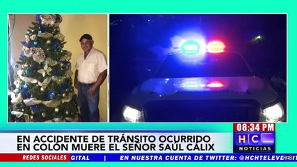 Accidente vial deja una persona muerta en Colón