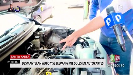 Santa Anita: denuncian robo de autopartes en Calle Los Pinos