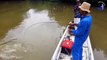 Mancing Di Sungai Buaya Riska Dapat Ikan Kakap Putih Besar