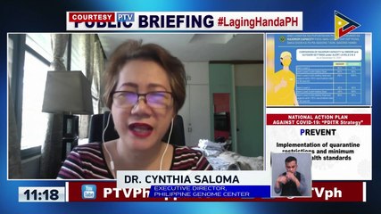 Phl. Genome Center, nilinaw na kailangang makapag-test ng mas marami para matukoy kung Omicron variant na ang nagdo-domina | 24 Oras