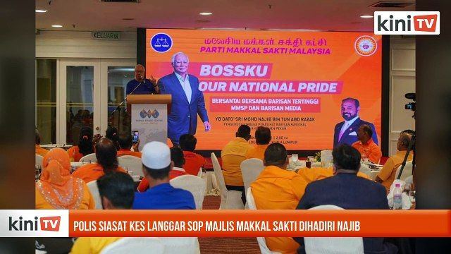Polis siasat kes langgar SOP majlis Makkal Sakti dihadiri Najib