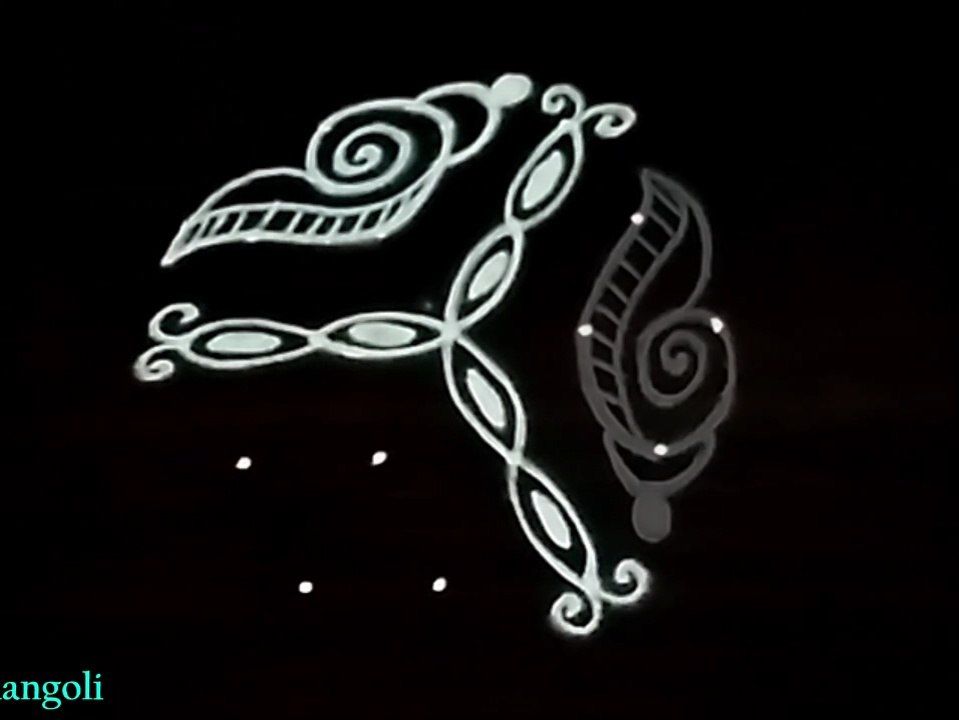 vaikunta ekadasi rangoli design - tholi ekadashi star rangoli design - mukkoti ekadasi muggulu