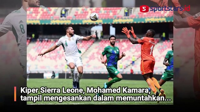Ini Penyebab Kiper Sierra Leone Menangis Usai Raih Gelar Man of the Match Melawan Aljazair