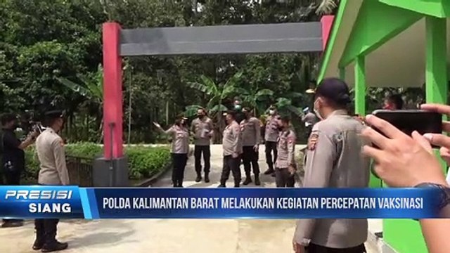 POLDA KALIMANTAN BARAT MELAKUKAN KEGIATAN PERCEPATAN VAKSINASI