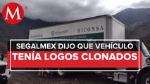 En Veracruz, choca camión con logos de Diconsa que transportaba a más de 100 migrantes