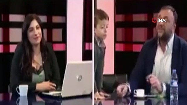 Canlı yayındaki davetsiz misafir gülüşmelere yol açtı