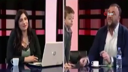 Canlı yayındaki davetsiz misafir gülüşmelere yol açtı