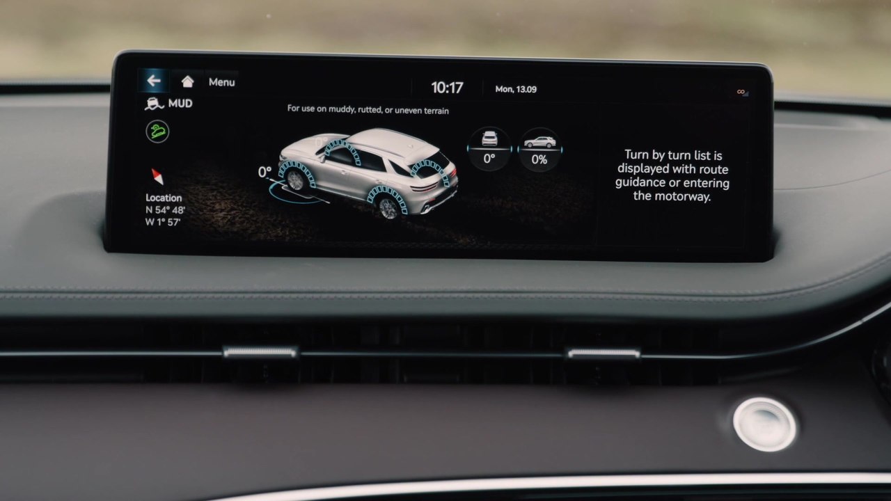Der neue Genesis GV70 - Fortschrittlicher Allradantrieb serienmäßig an Bord